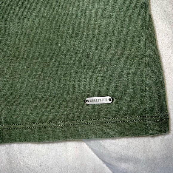 Hollister one shoulder green tank top - Picture 2 of 3